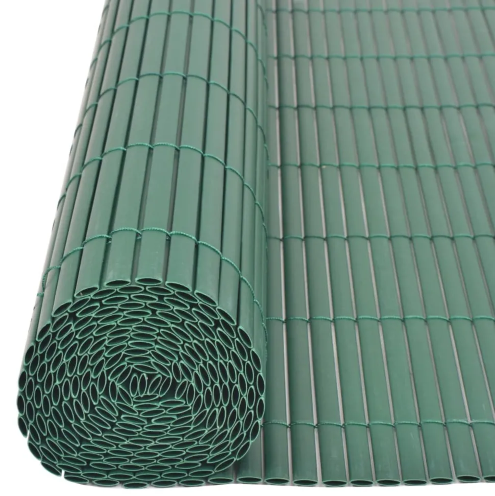 MAISON EXCLUSIVE - Clôture de jardin double face pvc 90 x 300 cm vert