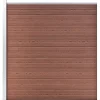 MAISON EXCLUSIVE - Clôture de jardin wpc 175x186 cm marron