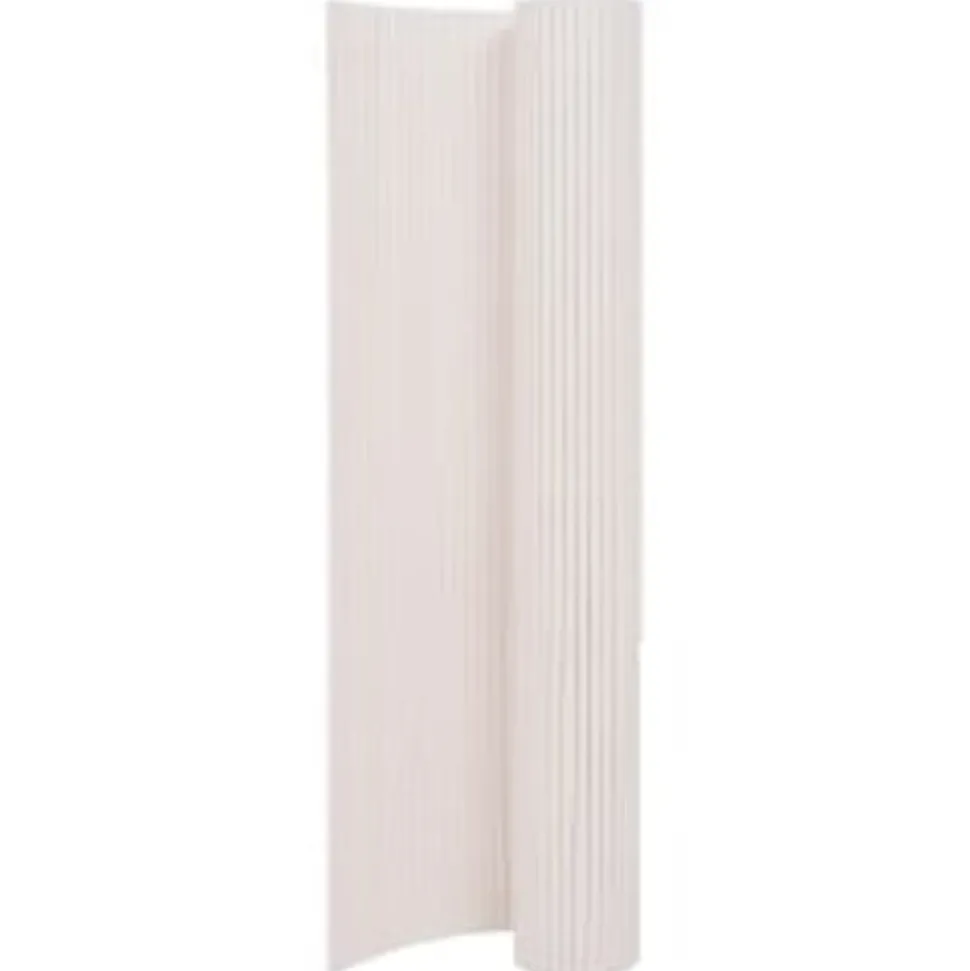 MAISON EXCLUSIVE - Clôture de jardin double face 90x400 cm blanc