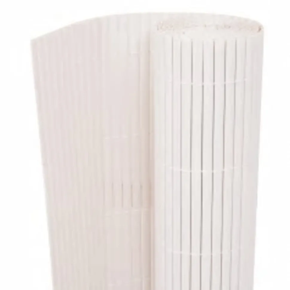 MAISON EXCLUSIVE - Clôture de jardin double face 90x400 cm blanc