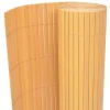MAISON EXCLUSIVE - Clôture de jardin double face pvc 90 x 500 cm jaune