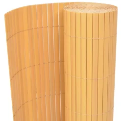 MAISON EXCLUSIVE - Clôture de jardin double face pvc 90 x 500 cm jaune