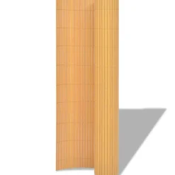 MAISON EXCLUSIVE - Clôture de jardin double face pvc 90 x 500 cm jaune