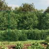 MAISON EXCLUSIVE - Clôture en treillis métallique et piquet d'ancrage vert 2,2x10m