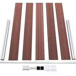 MAISON EXCLUSIVE - Clôture de jardin wpc 353x106 cm marron