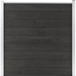 MAISON EXCLUSIVE - Clôture de jardin wpc 180x186 cm gris