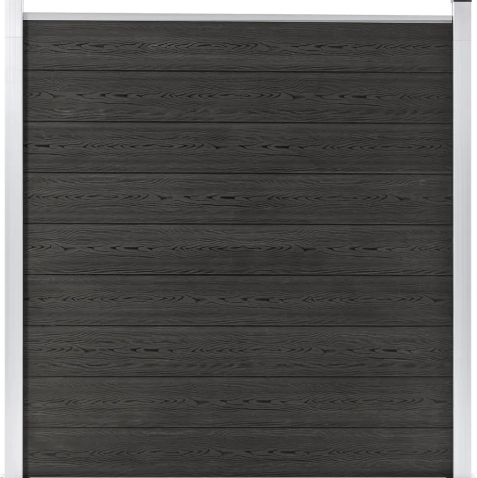 MAISON EXCLUSIVE - Clôture de jardin wpc 180x186 cm gris