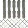 MAISON EXCLUSIVE - Clôture à treillis 5 pcs gris bois de sapin massif 180x60 cm