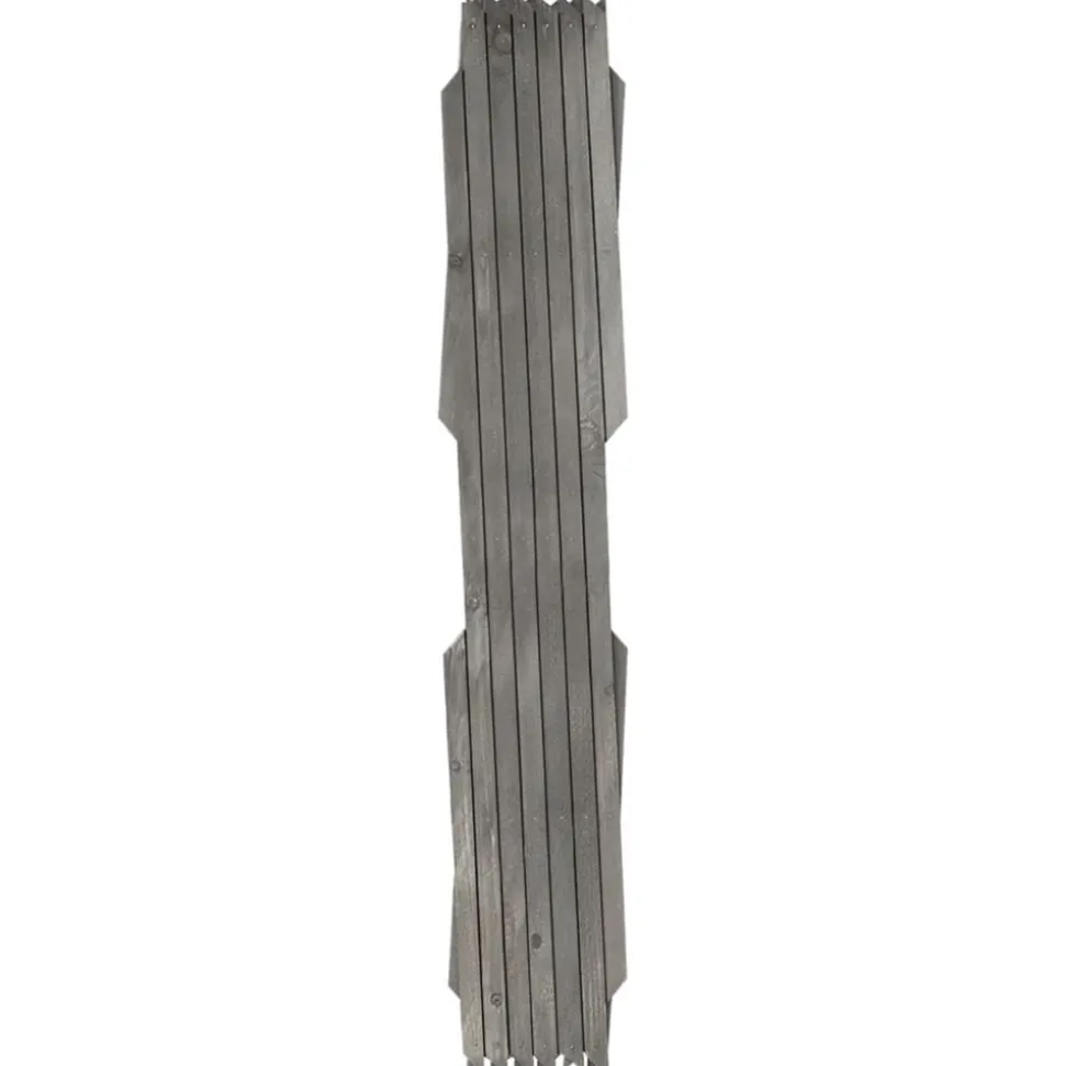 MAISON EXCLUSIVE - Clôture à treillis 5 pcs gris bois de sapin massif 180x60 cm