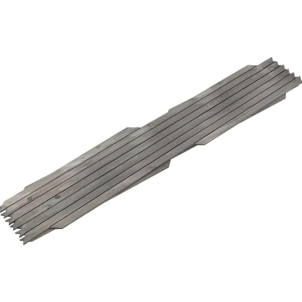 MAISON EXCLUSIVE - Clôture à treillis 5 pcs gris bois de sapin massif 180x60 cm