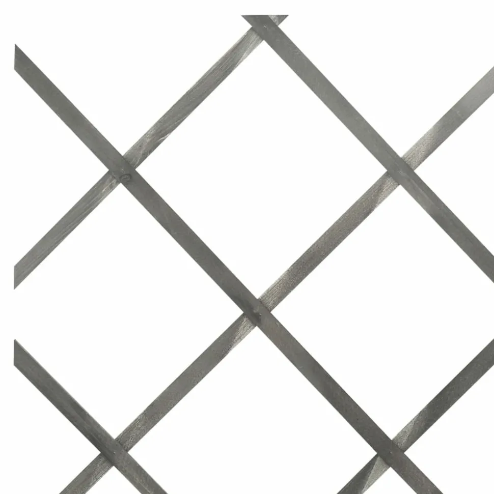 MAISON EXCLUSIVE - Clôture à treillis 5 pcs gris bois de sapin massif 180x60 cm