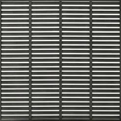 MAISON EXCLUSIVE - Clôture à persiennes wpc 180x180 cm gris foncé
