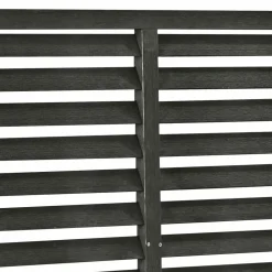 MAISON EXCLUSIVE - Clôture à persiennes wpc 180x180 cm gris foncé