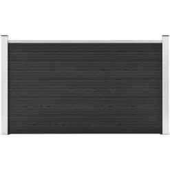 MAISON EXCLUSIVE - Clôture de jardin wpc 180x105 cm gris