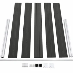 MAISON EXCLUSIVE - Clôture de jardin wpc 180x105 cm gris