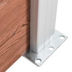 MAISON EXCLUSIVE - Clôture de jardin wpc 699x106 cm marron