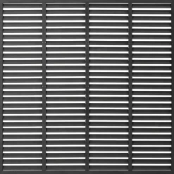 MAISON EXCLUSIVE - Clôture à persiennes wpc 180x180 cm gris