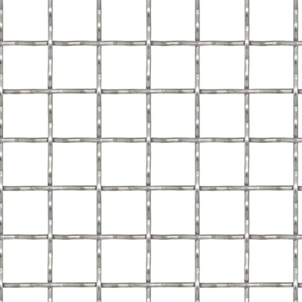 MAISON EXCLUSIVE - Clôture de jardin sertie acier inoxydable 50x50 cm 31x31x3 mm