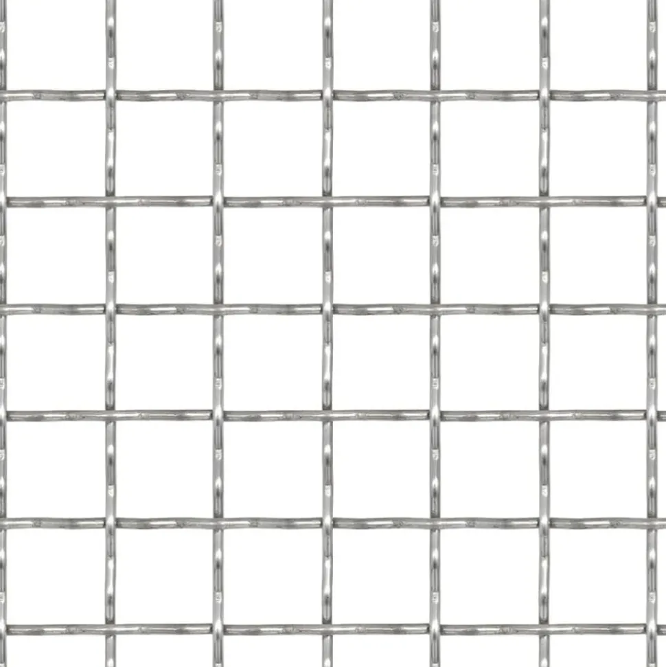 MAISON EXCLUSIVE - Clôture de jardin sertie acier inoxydable 50x50 cm 11x11x2 mm