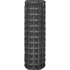 MAISON EXCLUSIVE - Clôture euro acier 25 x 1,2 m gris