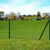 MAISON EXCLUSIVE - Clôture euro acier 25 x 1,2 m vert