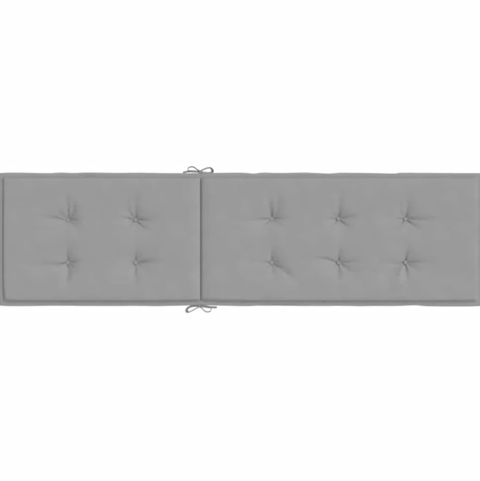 MAISON EXCLUSIVE - Coussin de chaise de terrasse gris (75+105)x50x4 cm