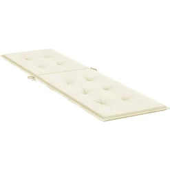 MAISON EXCLUSIVE - Coussin de chaise de terrasse crème (75+105)x50x4 cm