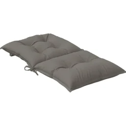 MAISON EXCLUSIVE - Coussins de chaise à dossier bas lot de 2 gris foncé mélangé