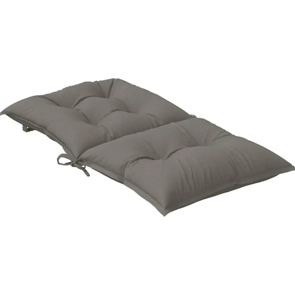 MAISON EXCLUSIVE - Coussins de chaise à dossier bas lot de 2 gris foncé mélangé