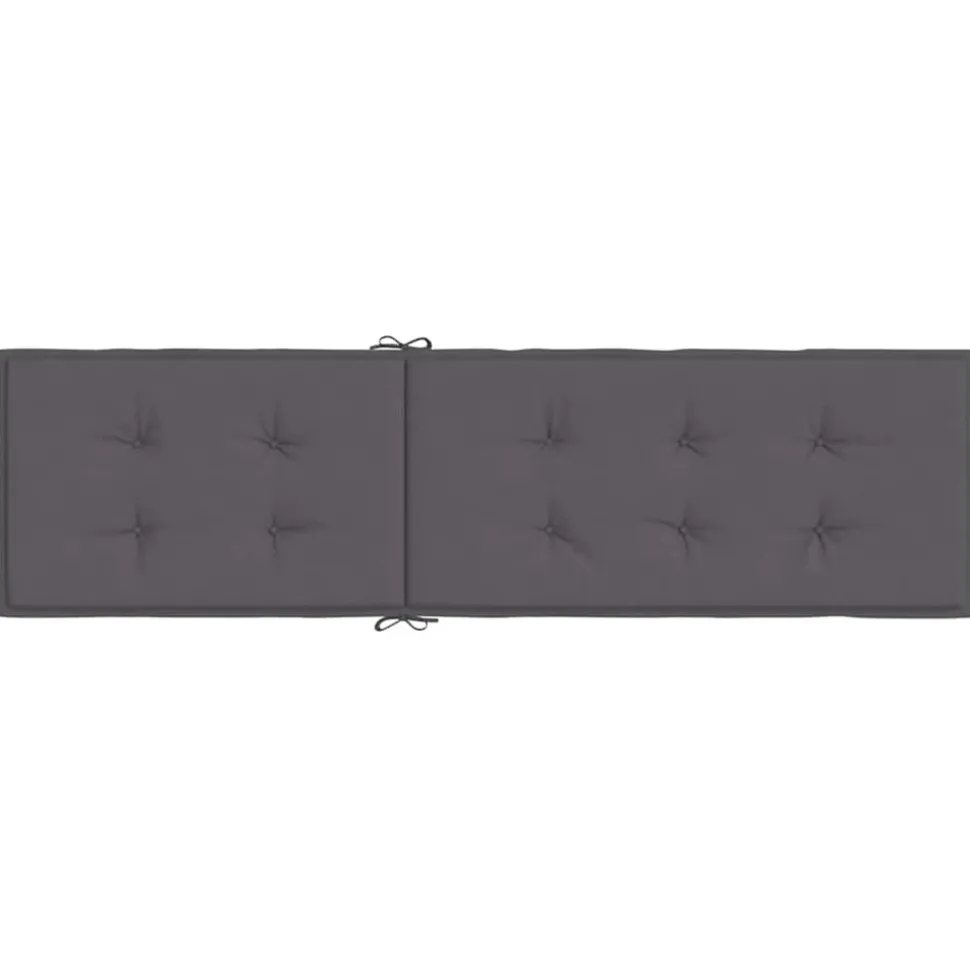 MAISON EXCLUSIVE - Coussin de chaise de terrasse anthracite (75+105)x50x4 cm