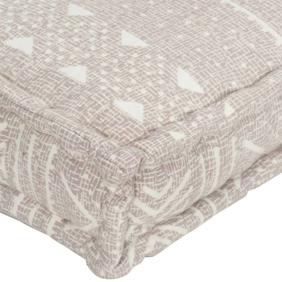 MAISON EXCLUSIVE - Coussin de canapé palette marron clair tissu patchwork