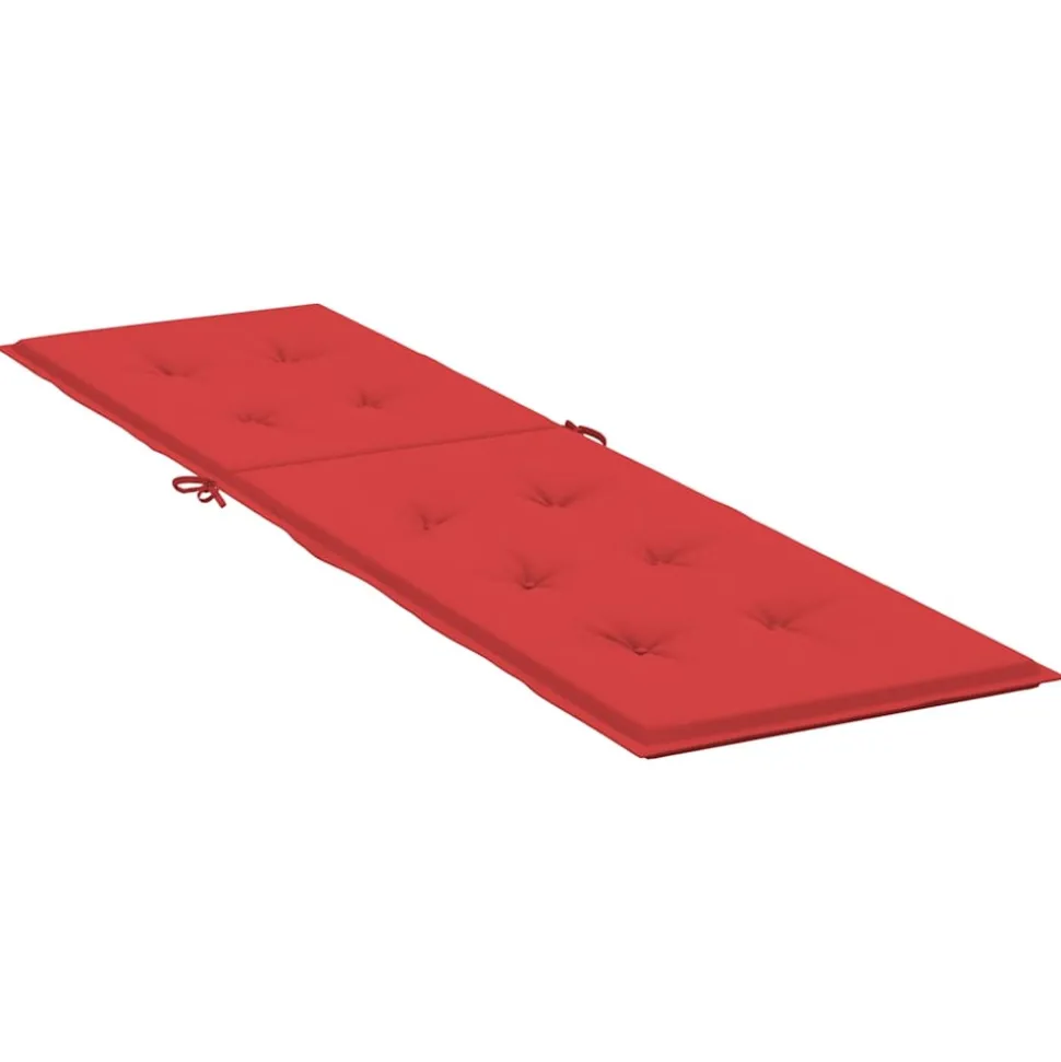 MAISON EXCLUSIVE - Coussin de chaise de terrasse rouge (75+105)x50x4 cm
