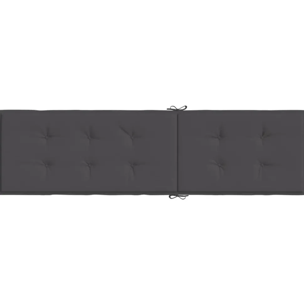 MAISON EXCLUSIVE - Coussin de chaise longue anthracite mélangé (75+105) x 50 x 4 cm