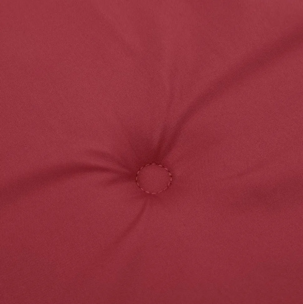 MAISON EXCLUSIVE - Coussin de chaise de terrasse rouge bordeaux (75+105)x50x4 cm
