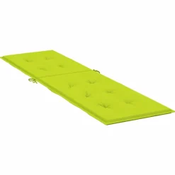 MAISON EXCLUSIVE - Coussin de chaise de terrasse vert vif (75+105)x50x4 cm