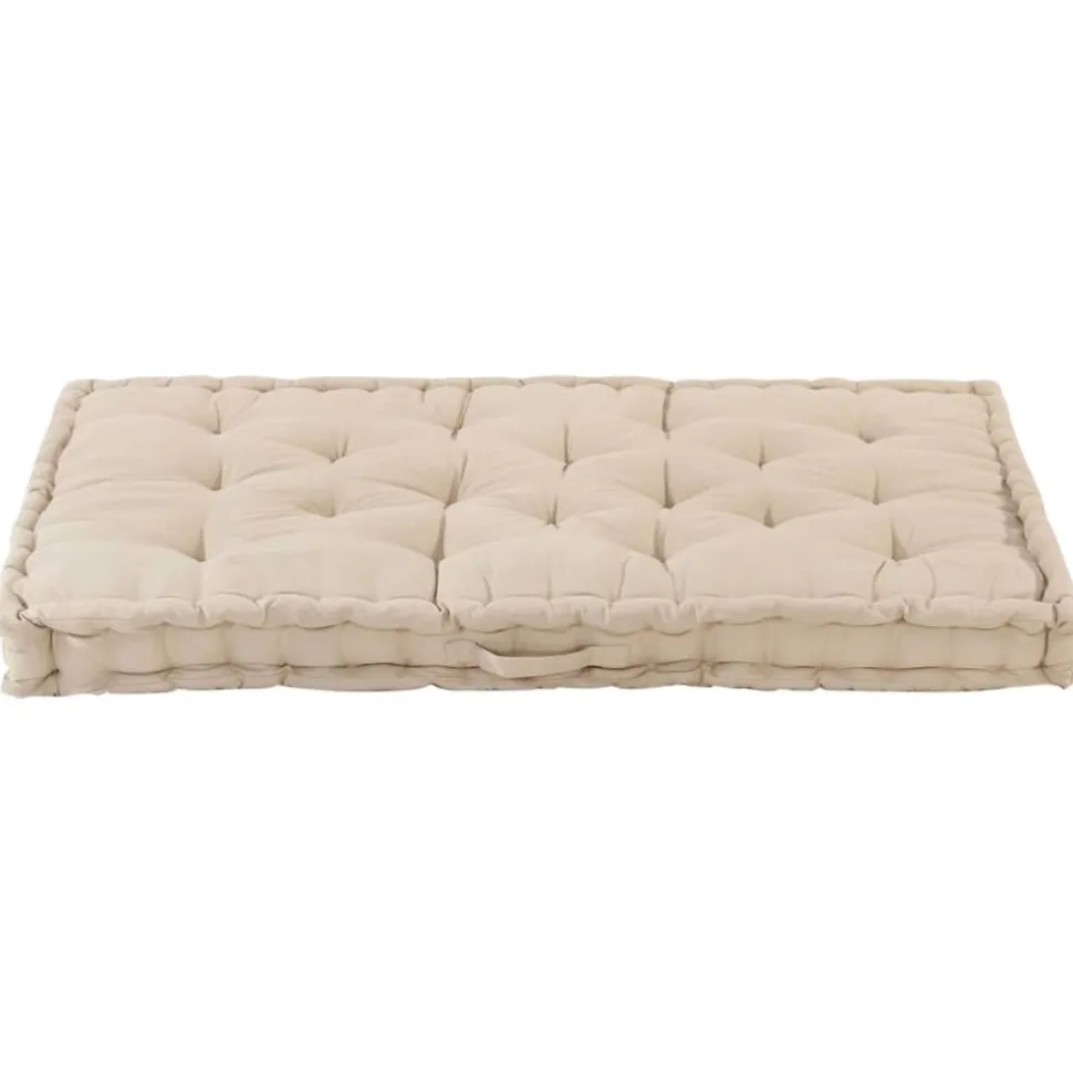 MAISON EXCLUSIVE - Coussin de plancher de palette coton 120x80x10 cm beige