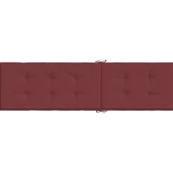 MAISON EXCLUSIVE - Coussin de chaise longue rouge bordeaux mélangé (75+105) x 50 x 4cm