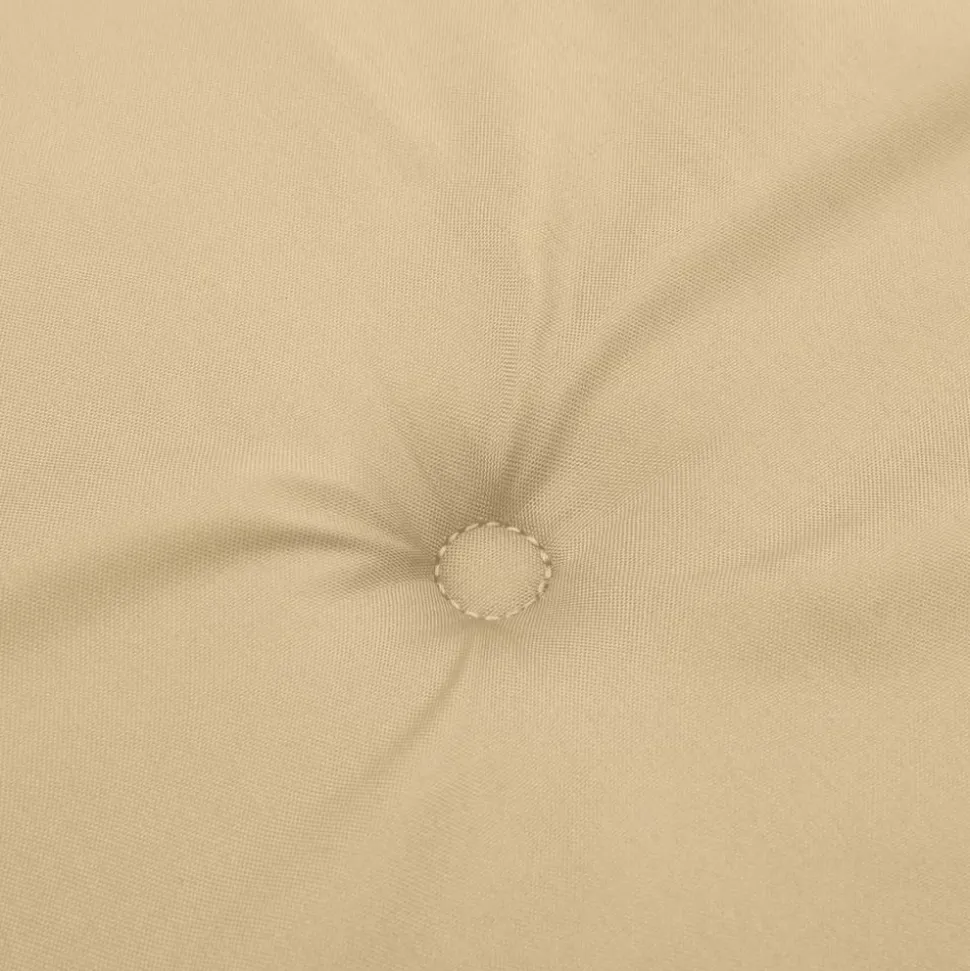 MAISON EXCLUSIVE - Coussins de chaise à dossier haut lot de 6 beige mélangé tissu