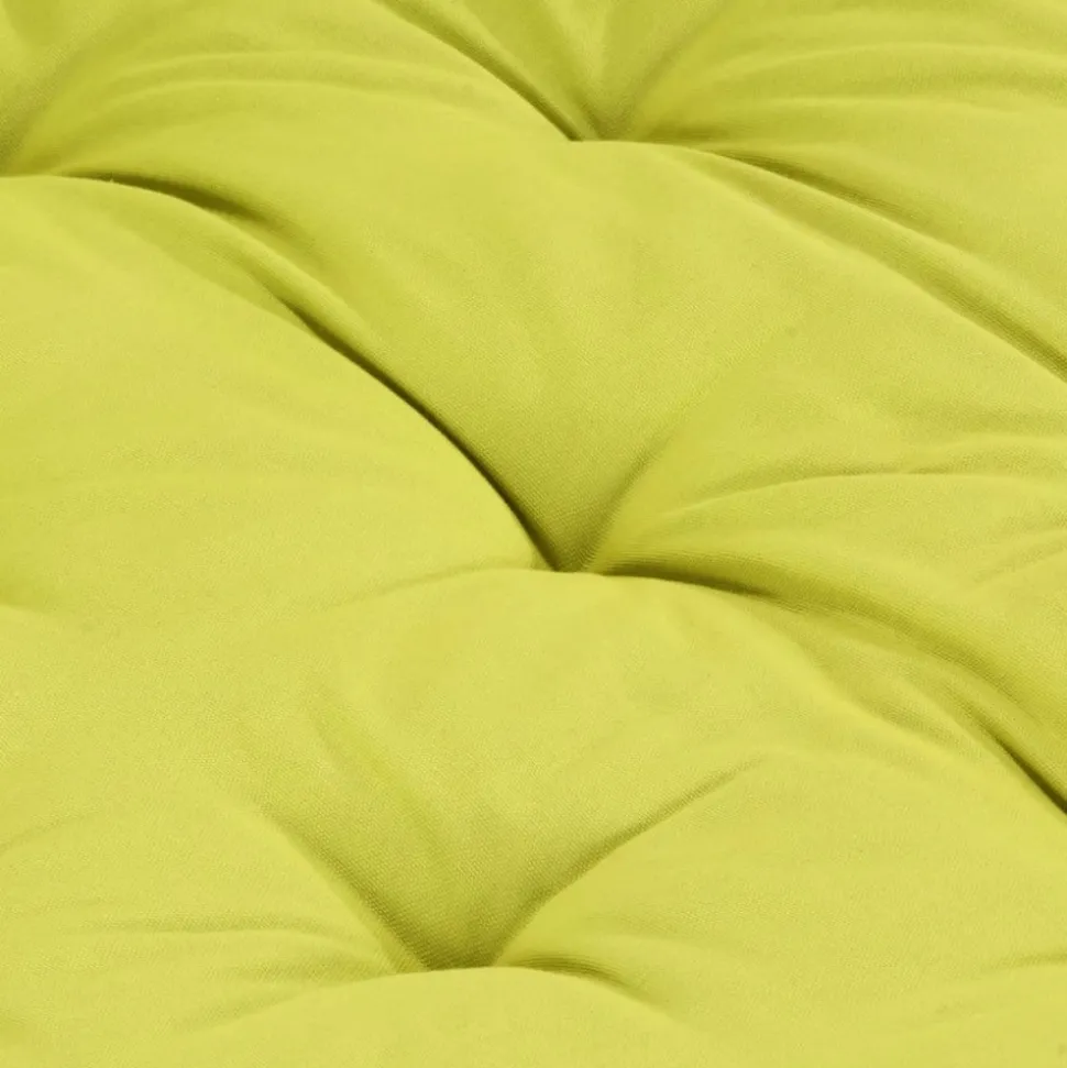 MAISON EXCLUSIVE - Coussin de plancher de palette coton 120x80x10 cm vert