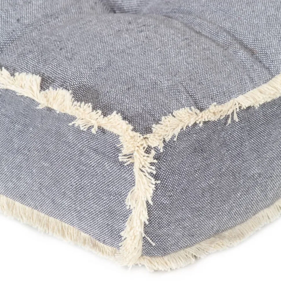 MAISON EXCLUSIVE - Coussin de canapé palette bleu 120x80x10 cm