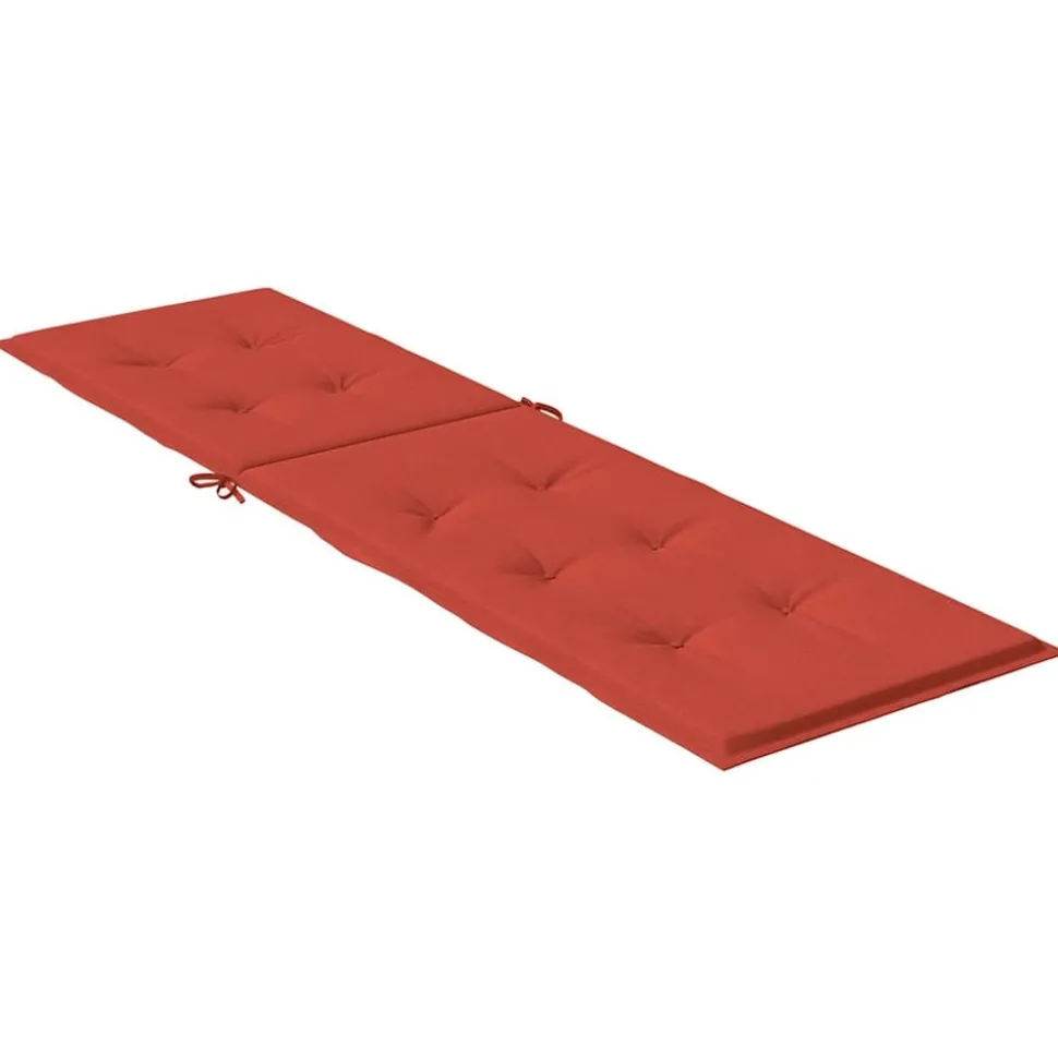 MAISON EXCLUSIVE - Coussin de chaise longue rouge mélangé (75+105) x 50 x 4 cm tissu