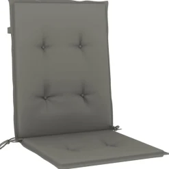 MAISON EXCLUSIVE - Coussins de chaise à dossier bas lot de 2 gris foncé mélangé