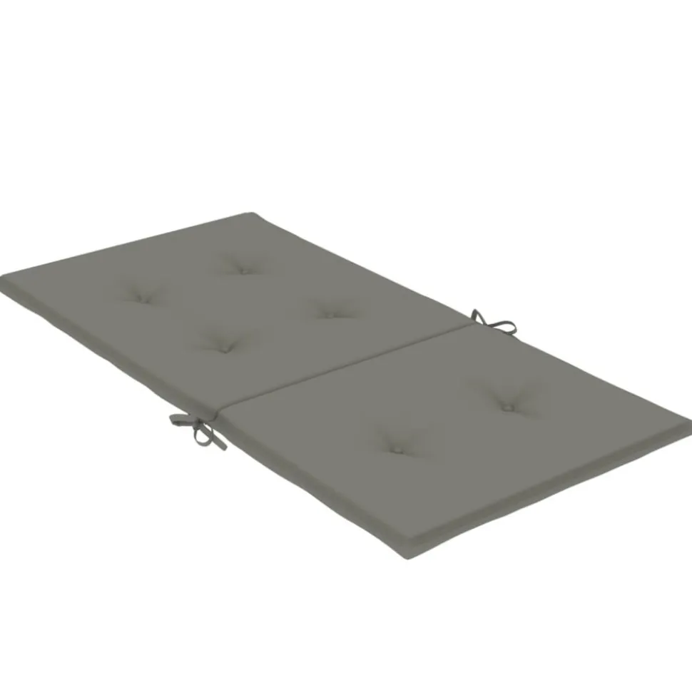 MAISON EXCLUSIVE - Coussins de chaise à dossier bas lot de 2 gris foncé mélangé