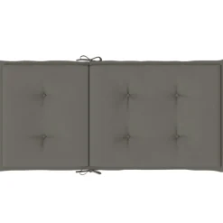 MAISON EXCLUSIVE - Coussins de chaise à dossier bas lot de 2 gris foncé mélangé