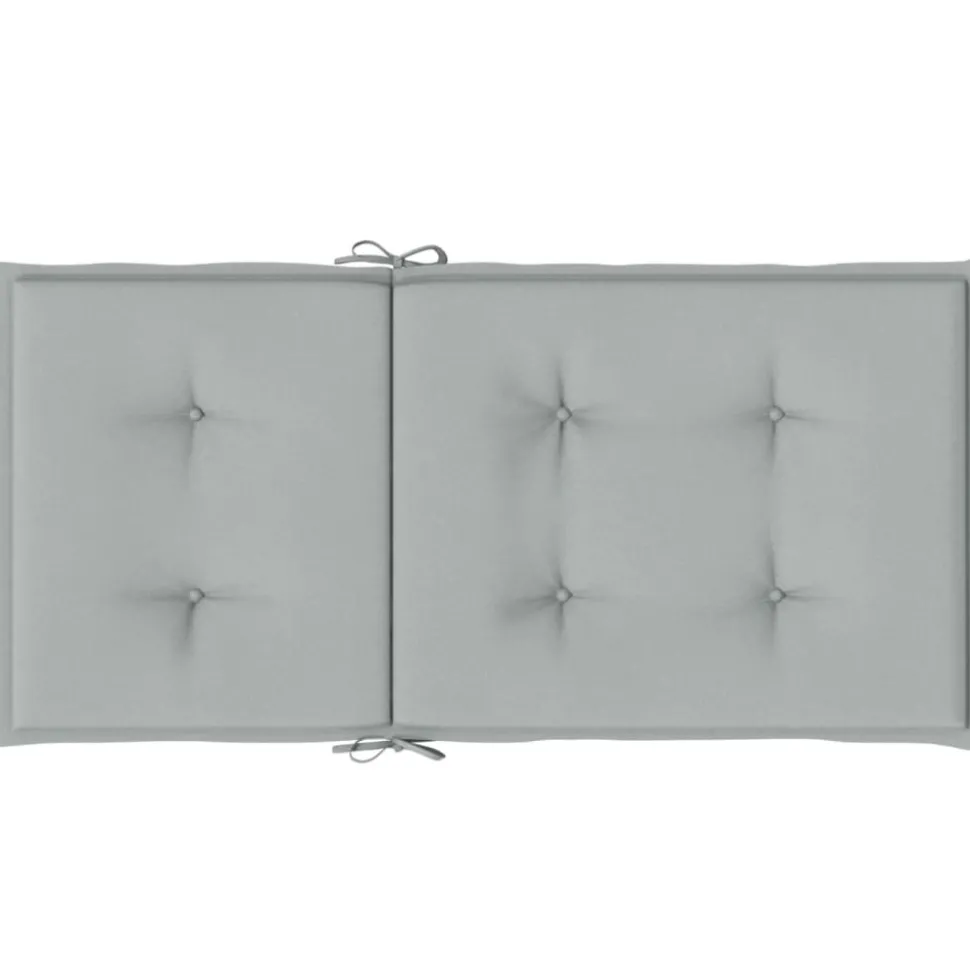 MAISON EXCLUSIVE - Coussins de chaise à dossier bas lot de 2 gris clair mélangé