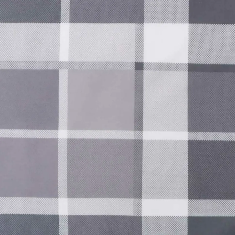 MAISON EXCLUSIVE - Coussin de chaise de terrasse carreaux gris (75+105)x50x4 cm