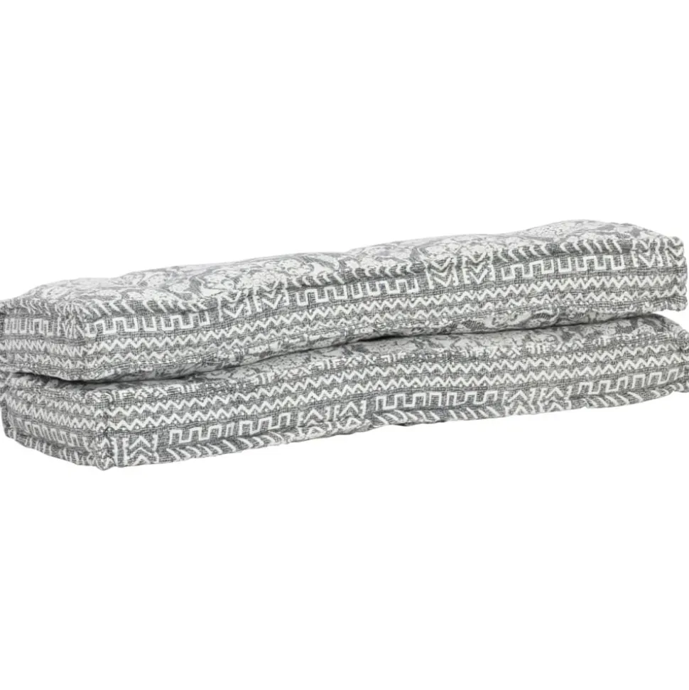 MAISON EXCLUSIVE - Coussin de canapé palette gris clair tissu patchwork