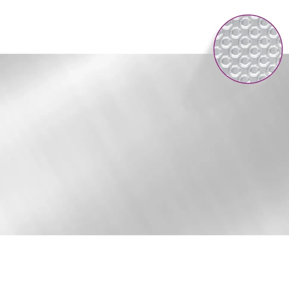 MAISON EXCLUSIVE - Couverture de piscine argenté 260x160 cm pe