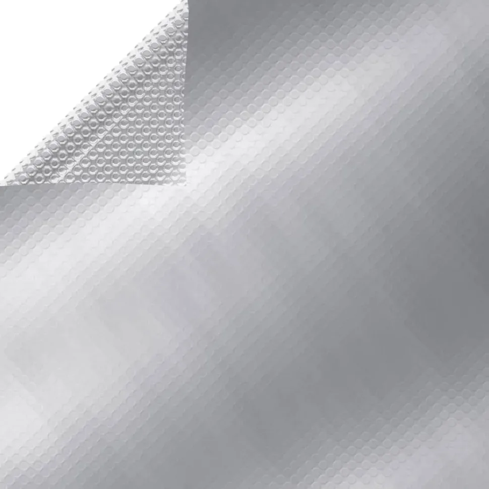 MAISON EXCLUSIVE - Couverture de piscine rectangulaire 800x500 cm pe argenté