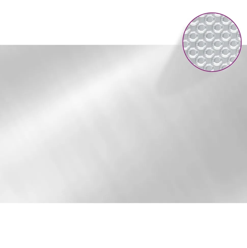 MAISON EXCLUSIVE - Couverture de piscine rectangulaire 800x500 cm pe argenté